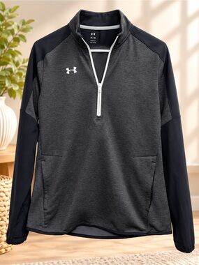 Under Armour (EUC) Women's Qualifier Hybrid 1/2 Zip Pullover